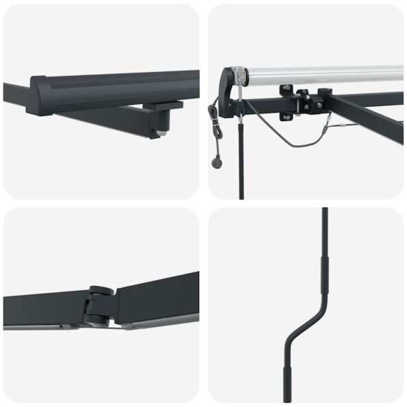 Markíza s Antracit 4 × 3,5 m Kov – Obrázok 7