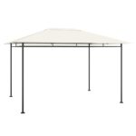 vidaXL Altánok 384x281x270 cm krémový 180 g/m²