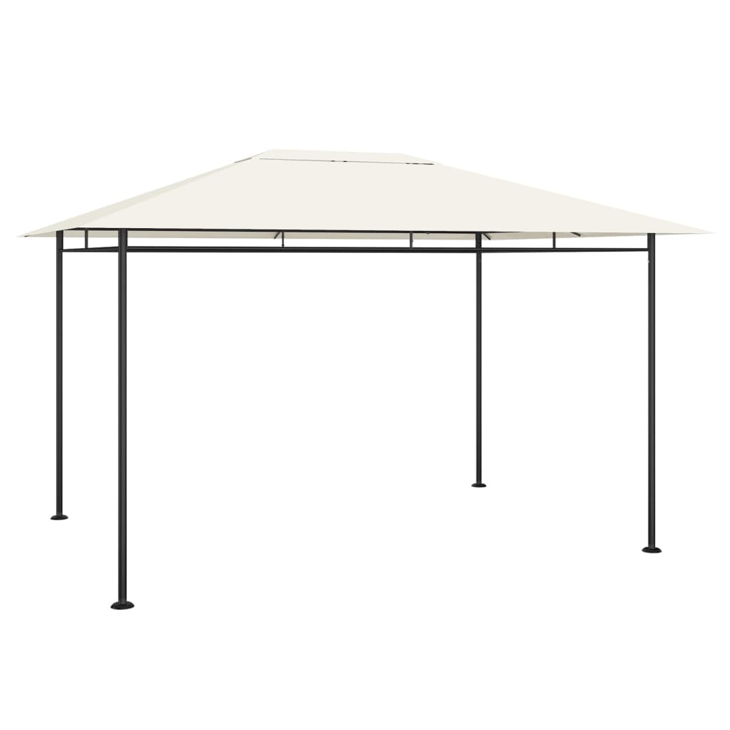 313921_1.jpg vidaXL Altánok 384x281x270 cm krémový 180 g/m² – Obrázok 1
