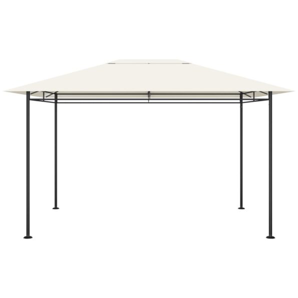 vidaXL Altánok 384x281x270 cm krémový 180 g/m² – Obrázok 2