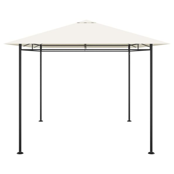 vidaXL Altánok 384x281x270 cm krémový 180 g/m² – Obrázok 3