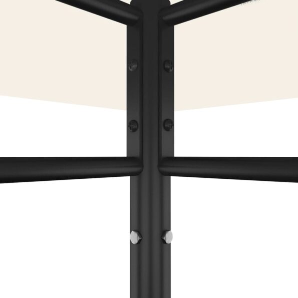 vidaXL Altánok 384x281x270 cm krémový 180 g/m² – Obrázok 4