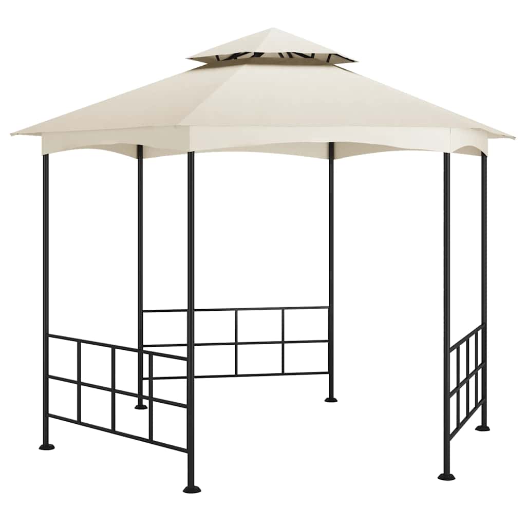 313931_1.jpg vidaXL Altánok s bočnými stenami 3,1x2,7 m krémový – Obrázok 1