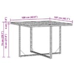 vidaXL Záhradný stôl – Obrázok 8