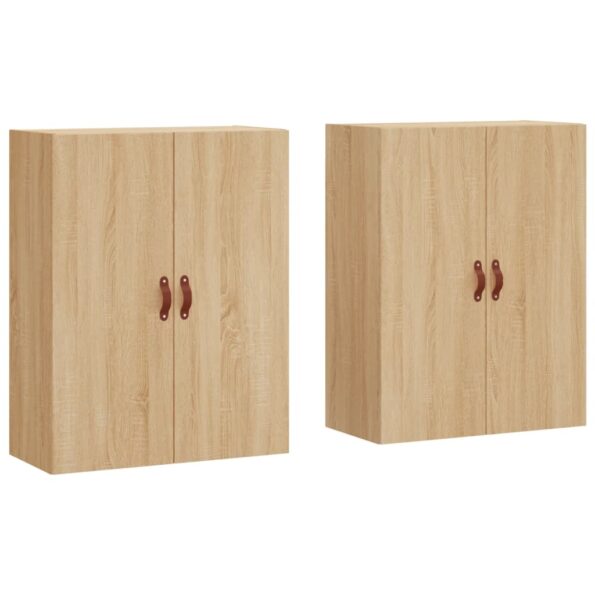 vidaXL Nástenné skrinky 2 ks dub sonoma 69,5x34x90 cm – Obrázok 2