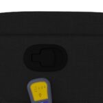 vidaXL Masážne kreslo, čierne, látkové – Obrázok 10