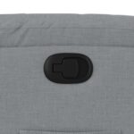 vidaXL Polohovacie kreslo svetlosivé látkové – Obrázok 9