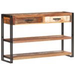 vidaXL Komoda 120x30x75 cm recyklovaný masív – Obrázok 11