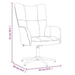 vidaXL Relaxačné kreslo, vínovo červené, zamatové – Obrázok 8