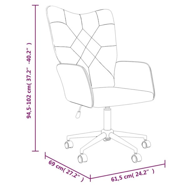 vidaXL Relaxačné kreslo patchwork látkové – Obrázok 7