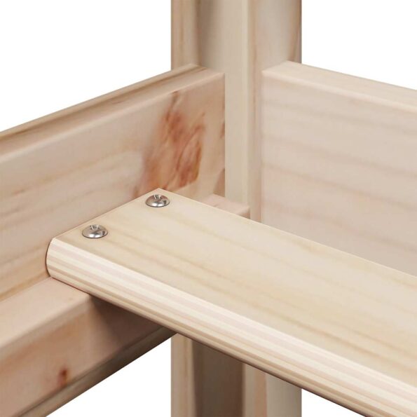 vidaXL Denná posteľ so strieškou 80x200 cm borovicový masív – Obrázok 9