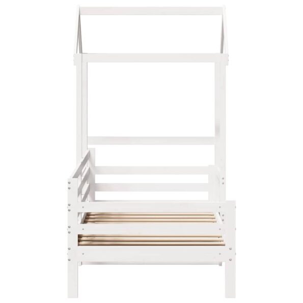 vidaXL Denná posteľ so strieškou biela 80x200 cm borovicový masív – Obrázok 7