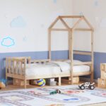vidaXL Denná posteľ so strieškou 80x200 cm borovicový masív