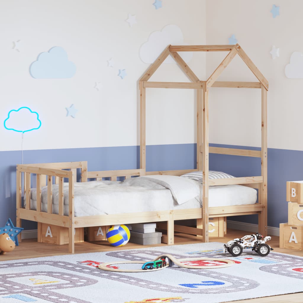 3282264_1.jpg vidaXL Denná posteľ so strieškou 80x200 cm borovicový masív – Obrázok 1