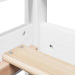 vidaXL Denná posteľ so strieškou biela 80x200 cm borovicový masív – Obrázok 10