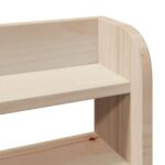 vidaXL Posteľný rám s čelom 135x190 cm borovicový masív – Obrázok 9