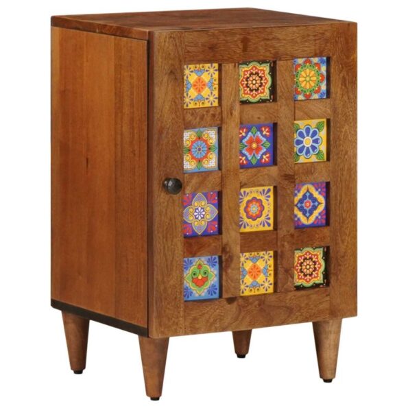 vidaXL Sada kúpeľňového nábytku 5 pcs Orech Masívne mango drevo – Obrázok 6