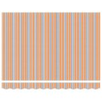 vidaXL Zatemniteľná markíza Žltá a oranžová a biela – Obrázok 6