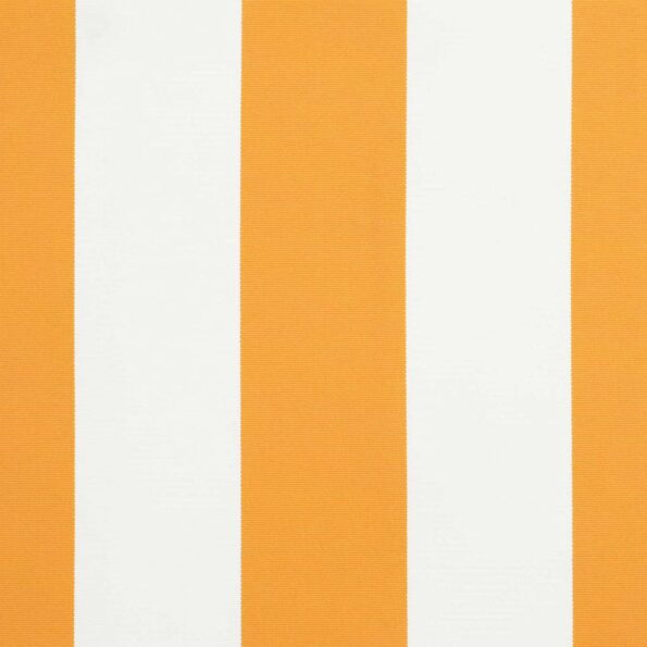 vidaXL Rám markízy Žltá a biela 300 x 250 cm Polyester s PU povrchom – Obrázok 11