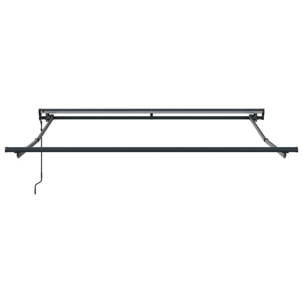 vidaXL Rám markízy Žltá a biela 300 x 250 cm Polyester s PU povrchom – Obrázok 7