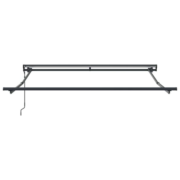 vidaXL Rám markízy Žltá a Šedá 300 x 250 cm Polyester s PU povrchom – Obrázok 3