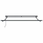 vidaXL Rám markízy Čierny 300 x 250 cm Polyester s PU povrchom – Obrázok 7