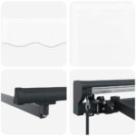 vidaXL Zatemniteľná markíza Biela 300x250 cm Polyester – Obrázok 8