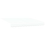 vidaXL Rám markízy Biely 300 x 250 cm Polyester s PU povrchom – Obrázok 4