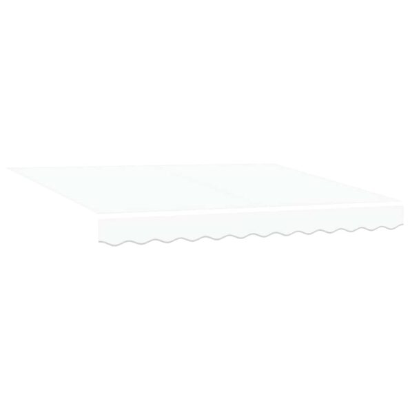 vidaXL Rám markízy Biely 300 x 250 cm Polyester s PU povrchom – Obrázok 4
