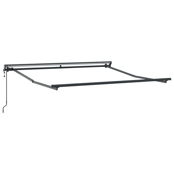 vidaXL Rám markízy Biely 300 x 250 cm Polyester s PU povrchom – Obrázok 5