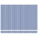 vidaXL Rám markízy Modrá a biela 350 x 250 cm Polyester s PU povrchom – Obrázok 2