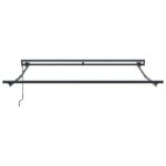 vidaXL Rám markízy Biely 350 x 250 cm Polyester s PU povrchom – Obrázok 7