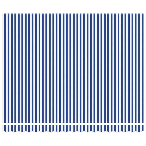 vidaXL Rám markízy Modrá a biela 400 × 300 cm Polyester s PU povrchom – Obrázok 6