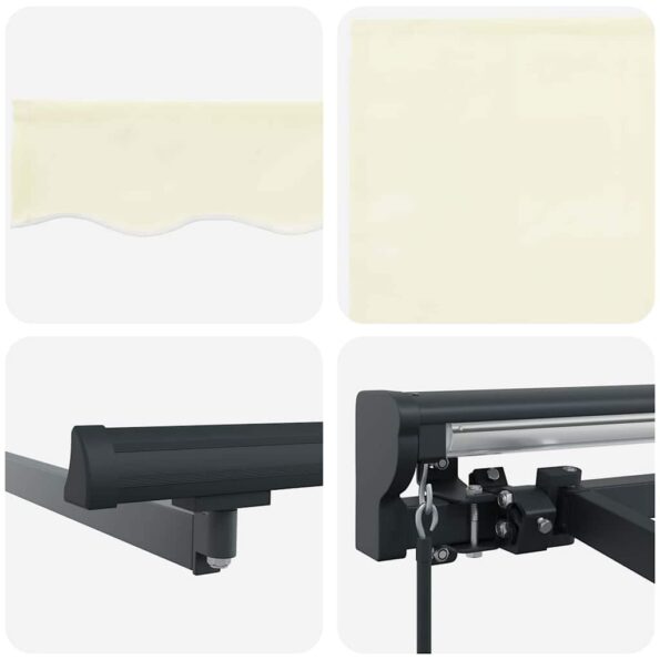 vidaXL Zatemniteľná markíza Béžová 400 × 300 cm Polyester – Obrázok 10