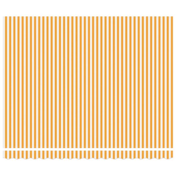 vidaXL Rám markízy Žltá a biela 400 × 300 cm Polyester s PU povrchom – Obrázok 6