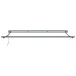 vidaXL Rám markízy Žltá a biela 400 × 300 cm Polyester s PU povrchom – Obrázok 7