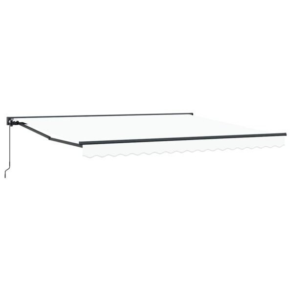 vidaXL Zatemniteľná markíza Biela 400x300 cm – Obrázok 2