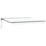 vidaXL Zatemniteľná markíza Biela 400x300 cm – Obrázok 2