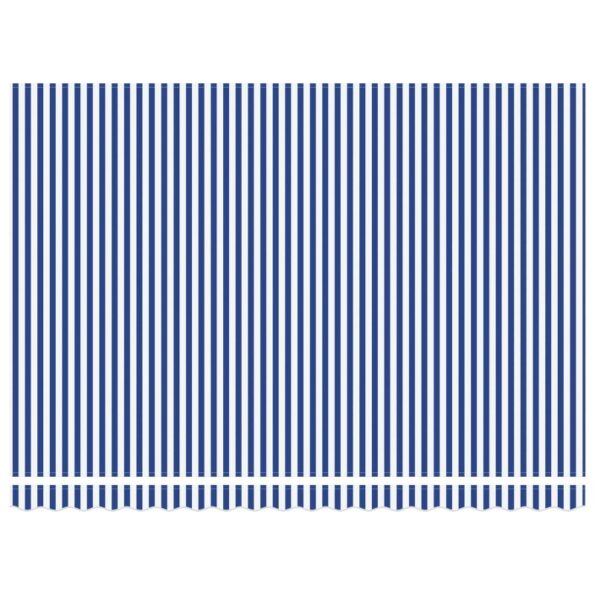 vidaXL Zatemniteľná markíza Modrá a biela 450x300 cm – Obrázok 2