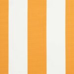 vidaXL Zatemniteľná markíza Oranžová a biela 450x300 cm – Obrázok 5