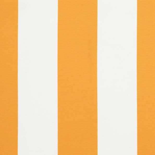 vidaXL Zatemniteľná markíza Oranžová a biela 450x300 cm – Obrázok 5