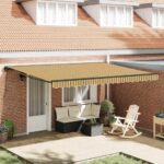 vidaXL Zatemniteľná markíza Morská modrá 450x300 cm