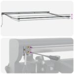 vidaXL Zatemniteľná markíza Morská modrá 450x300 cm Polyester a oceľ – Obrázok 10