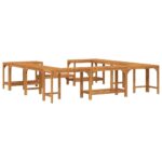 vidaXL Okolie vírivky Hnedá 230 x 230 cm – Obrázok 8