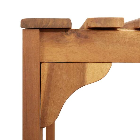 vidaXL Okolie vírivky Hnedá 250 x 250 cm – Obrázok 11