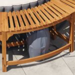 vidaXL Obklady pre vírivku Hnedá Ø255 cm – Obrázok 5