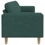 vidaXL Pohovka do obývačky Tmavozelená 250 x 77 x 76 cm Polyester – Obrázok 5