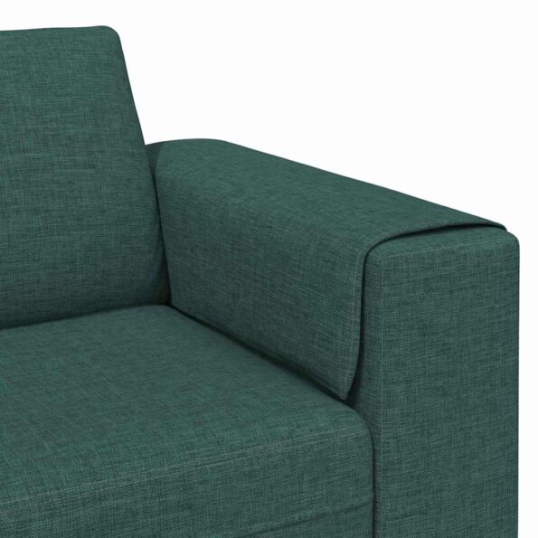 vidaXL Pohovka do obývačky Tmavozelená 250 x 77 x 76 cm Polyester – Obrázok 7