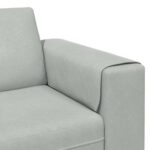 Sada pohoviek Svetlosivá Zamat – Obrázok 7