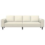 Sada pohoviek Krémová Zamat – Obrázok 4